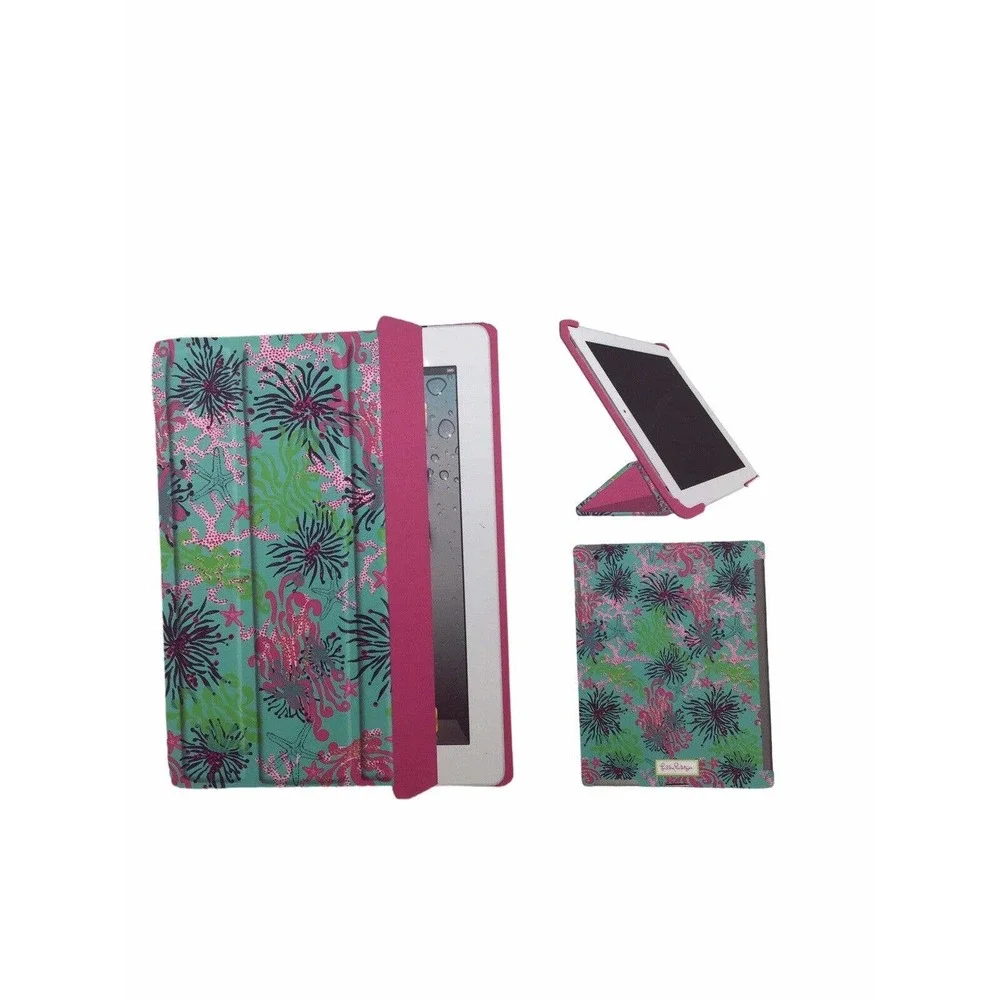 Lilly Pulitzer iPad Cover Case Fits iPad 2, iPad 3rd Gen, Coral Design NIB